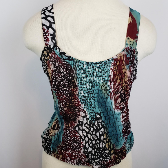 Womens Sleeveless Tank Top Plus sz 2X Multicolor - Picture 1 of 6